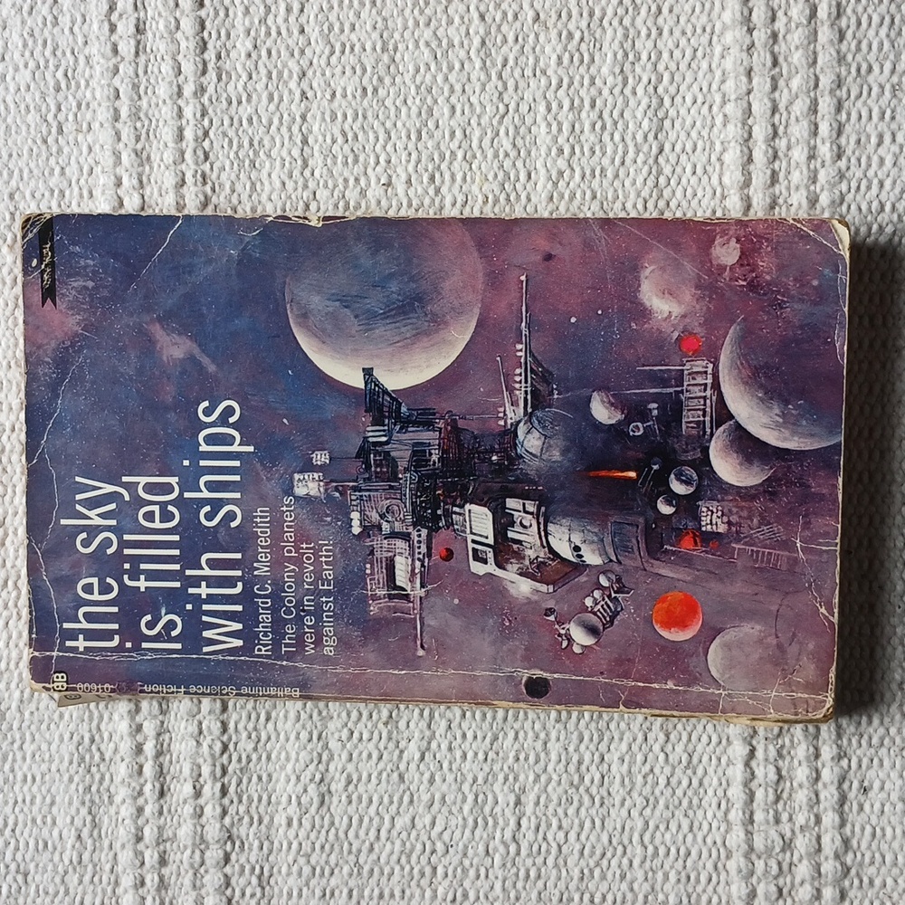 Vintage Soft Cover Science Fiction 1969 The Sky Is Filled With Ships